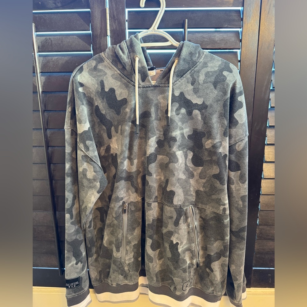 And1 Gray Camo Men's Hoodie